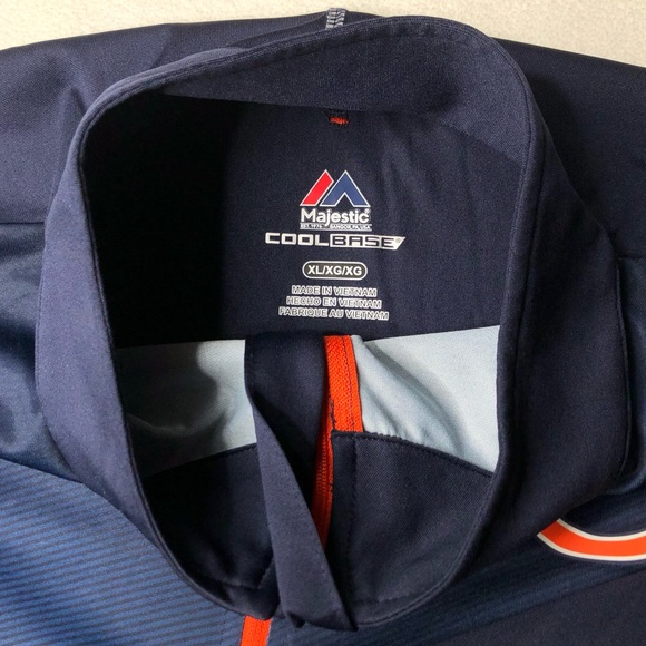 NFL™️ Chicago Bears Cool Base Combine 1/4-Zip Long Sleeve Raglan Top Size (XL) - Picture 12 of 15